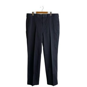 Savane Men's Navy Original Khakis Straight Leg Chino Pant